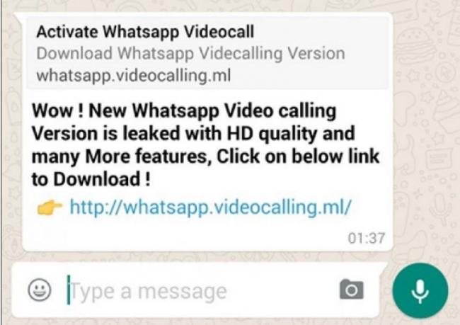 are there any whatsapp scams